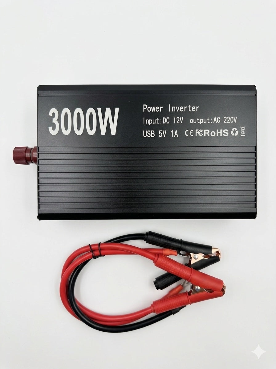 Inverter pretvarač napona 12V na 220V 3000W sa USB izlazom (SO-1)
