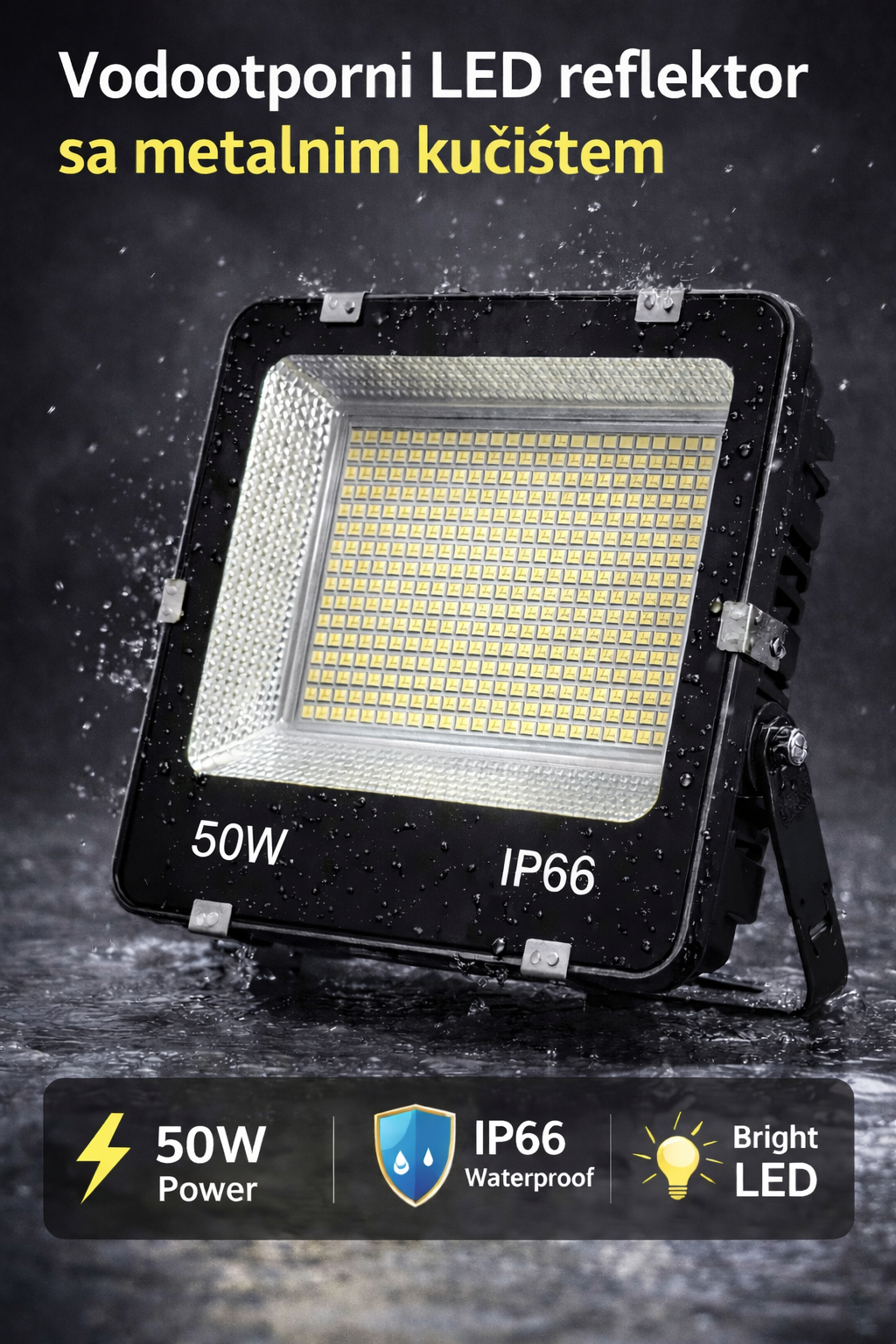 LED reflektor 50W IP66 hladno bela 6500K (R-1)
