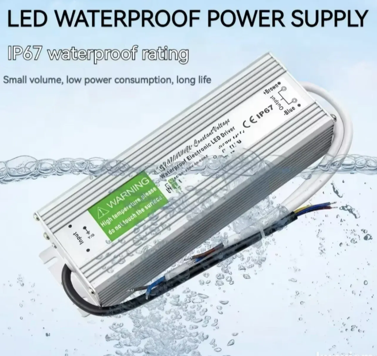 Vodootporno napajanje 12V 5A 60W IP66 za LED rasvetu i kamere (NP-1)