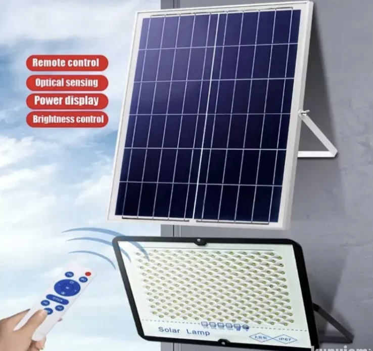 Solarni reflektor 100W sa nezavisnim panelom – daljinsko upravljanje (R-1)