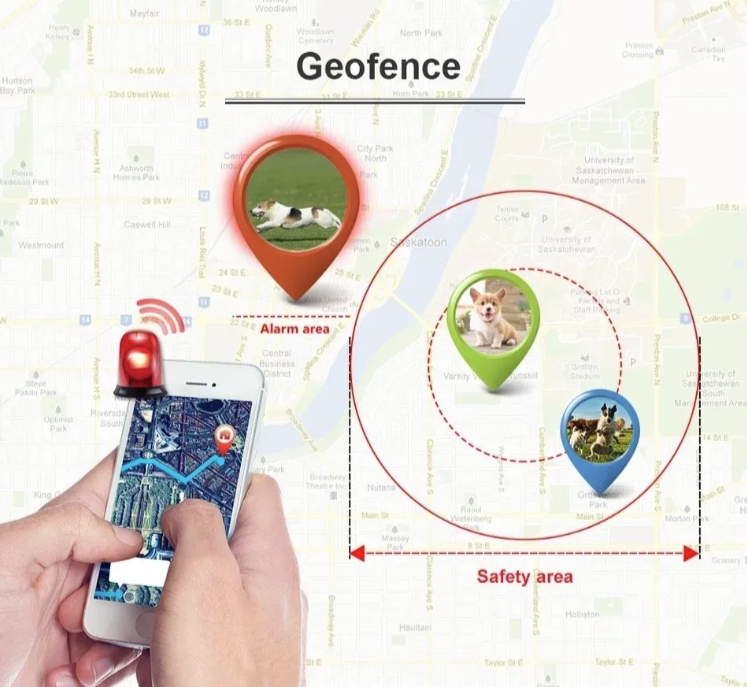GPS ogrlica tracker za kućne ljubimce i životinje (TK-1)