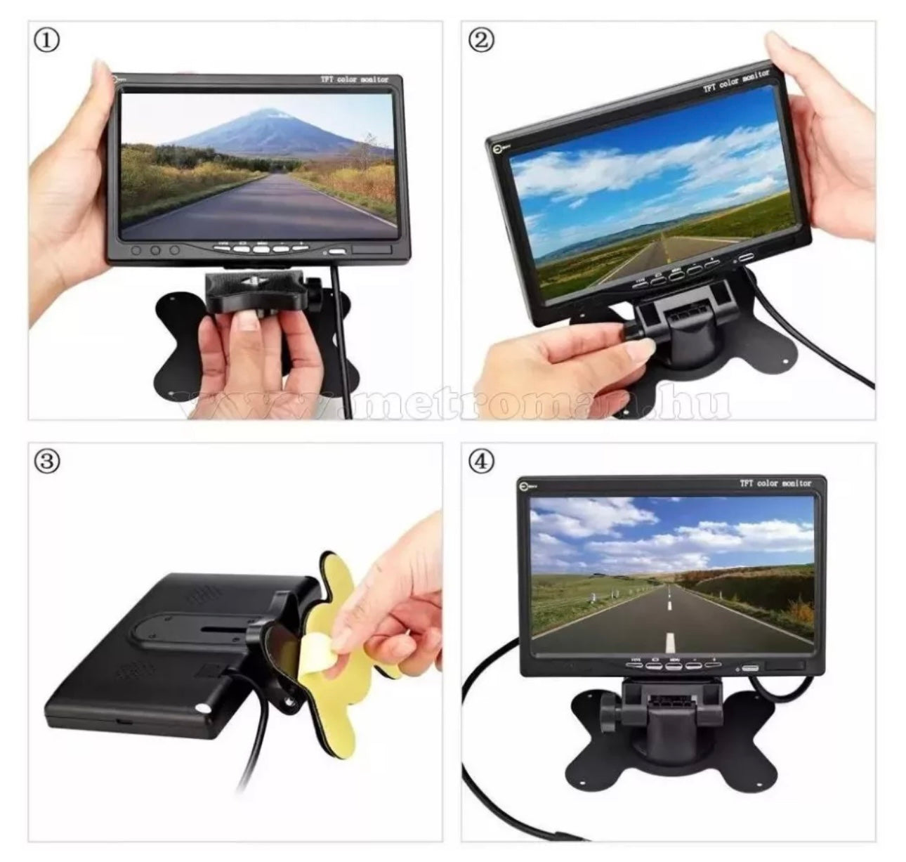 TFT LCD monitor 7" za video nadzor i auto (AO-1)