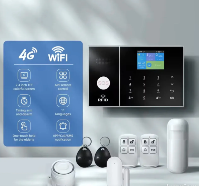 WiFi GSM alarm TUYA – pametni sigurnosni sistem sa baterijom (A-1)