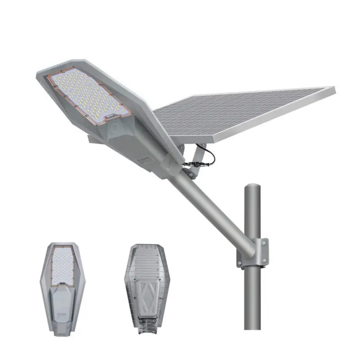 Solarna LED lampa 600W sa panelom i daljinskim – 3000lm IP65 (R-1)