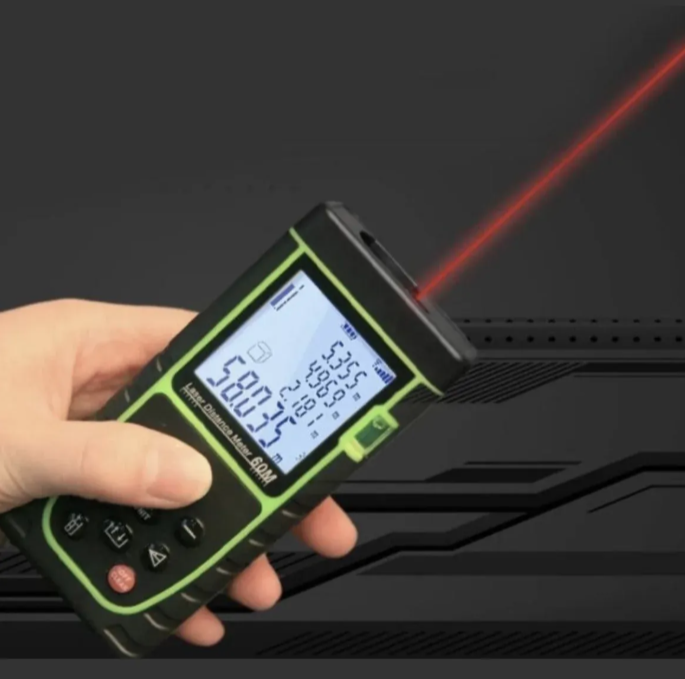 Laserski metar 80m – digitalni daljinomer sa displejem (AA-1)