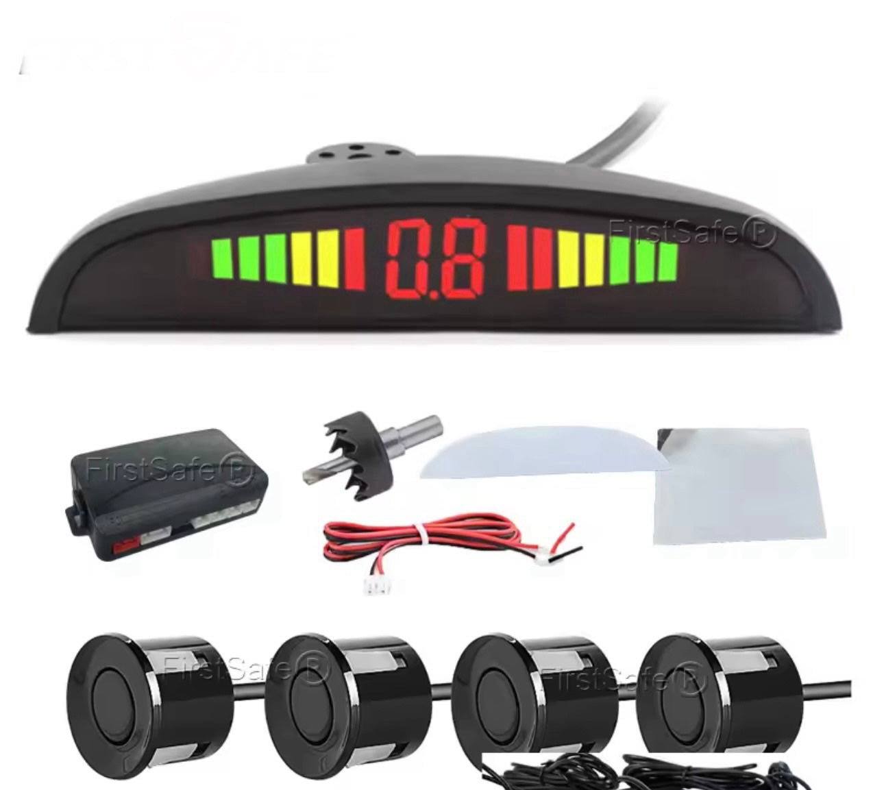 Parking senzori 4 komada sa LCD displejom (AO-1)