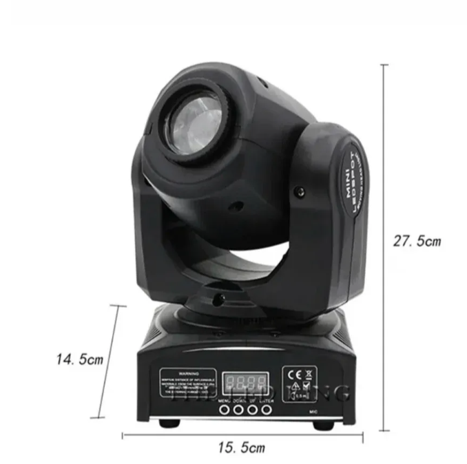 PAR Moving Head 7x10W RGB roto svetlo (RK-1)