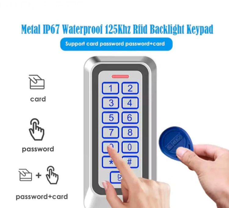 RHEA RFID kontroler pristupa – kodna brava IP68 sa tastaturom (A-1)
