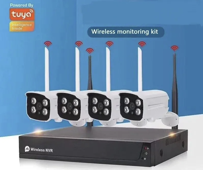 074 - WiFi IP Video Nadzor Set 1080P sa 4 Kamere i NVR Snimačem (VN-1)