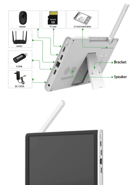 075 - WiFi Video Nadzor Set sa 4 Kamere i Monitorom 10 inča (VN-1)