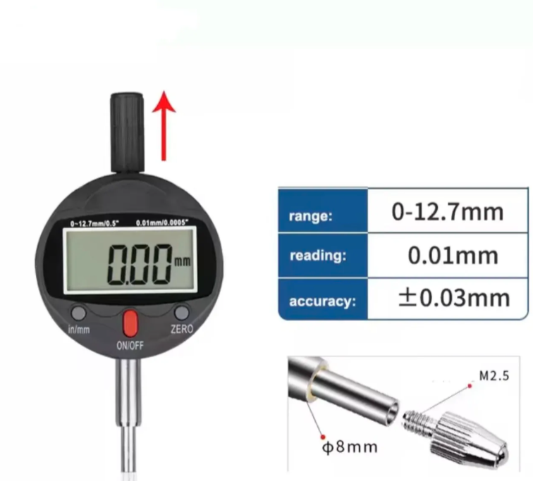 Komparator 0-12.7mm preciznost 0.01mm (AA-1)