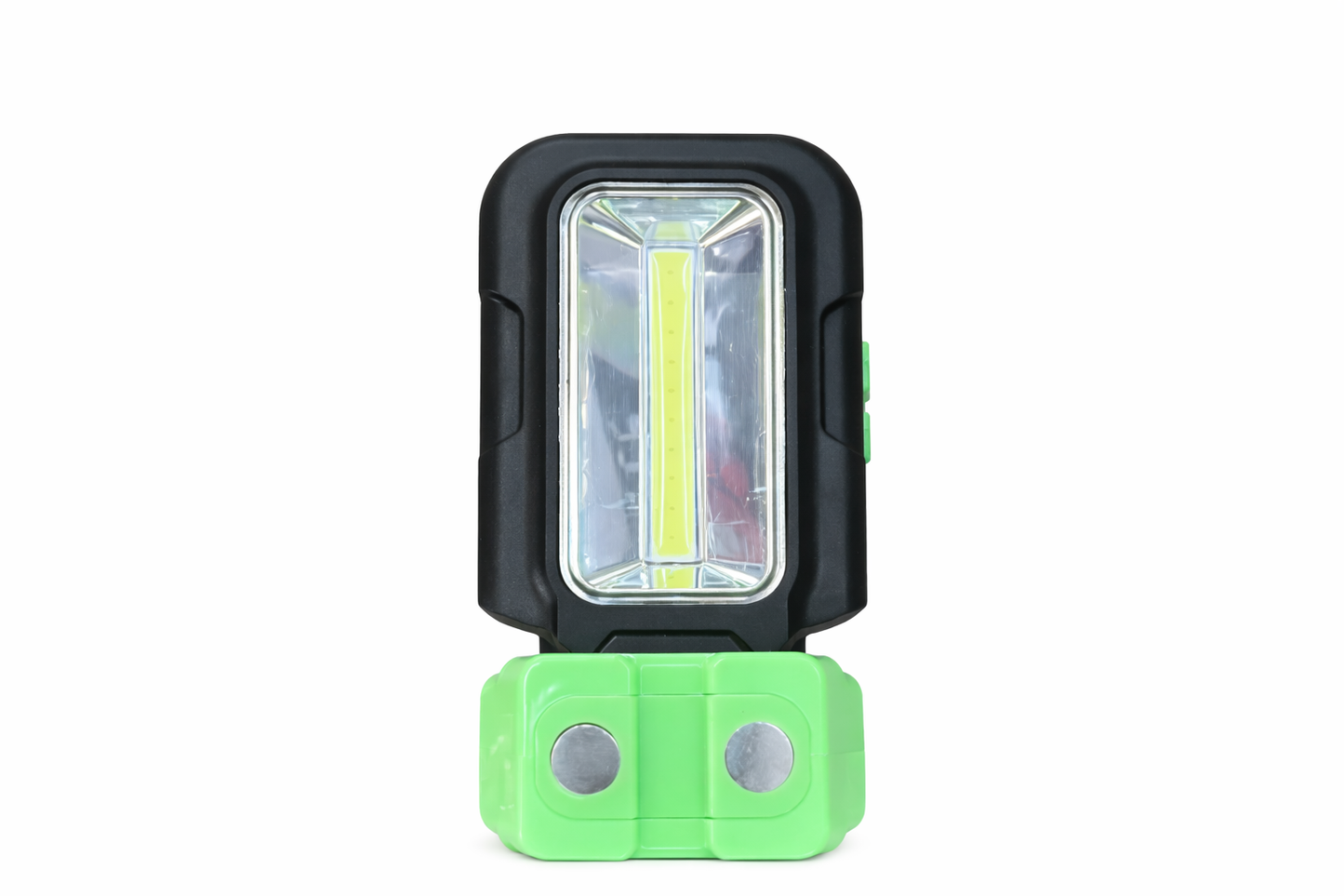COB LED zelena priručna baterijska lampa sa kukom (AA-1)