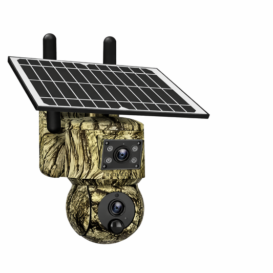 079 - Solarna 4G SIM PTZ lovačka kamera sa dva sočiva i GPS-om (LK)