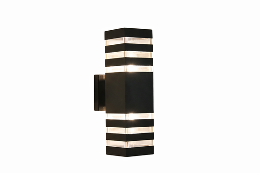 Zidna dekorativna lampa sa 2 E27 grla IP65 (R-1)