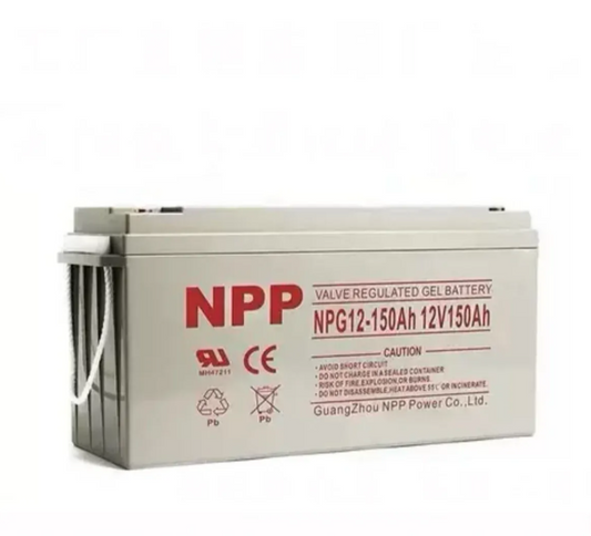 GEL baterija 12V 150Ah NPG 12-150 za solarne sisteme (P-1)