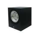Zidna lampa jednostrana 5 W aluminijum crna — slika 1