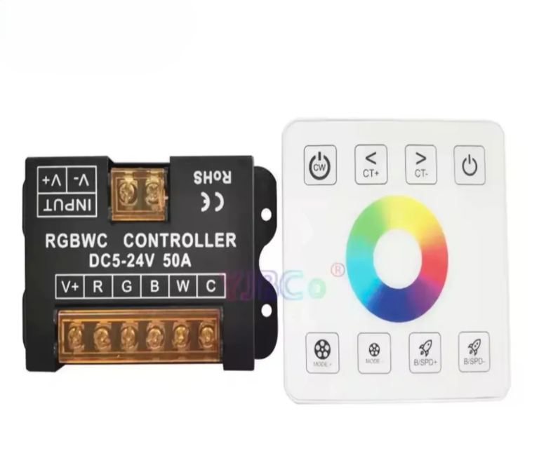 RGB LED kontroler 50A 5-24V sa touch panelom (LT-1)