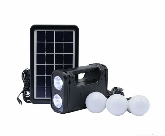 Solarni komplet za osvetljenje i punjenje – prenosna oprema za vikendice i kampovanje (SO-1)