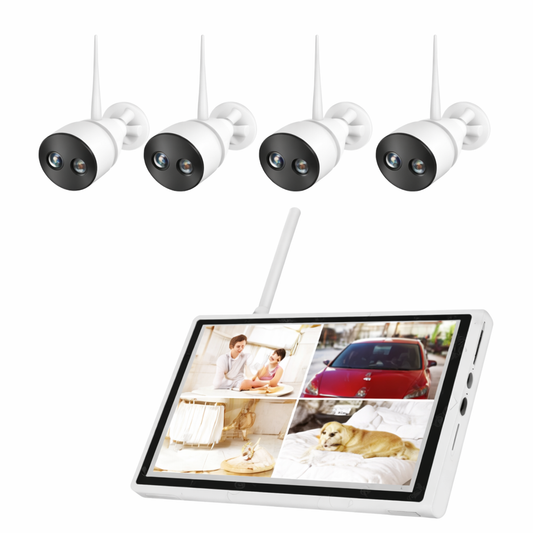 075 - WiFi Video Nadzor Set sa 4 Kamere i Monitorom 10 inča (VN-1)
