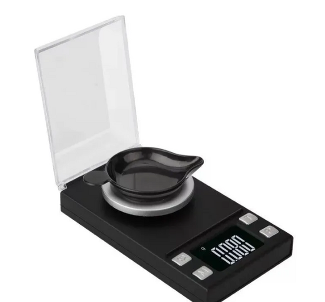 Mini digitalna vaga 0.001g preciznost 0–50g sa kalibracionim tegom