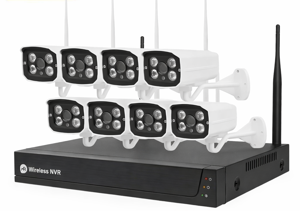 073 - WiFi IP Video Nadzor Set 1080P sa 8 Kamera i NVR Snimačem (VN-1)
