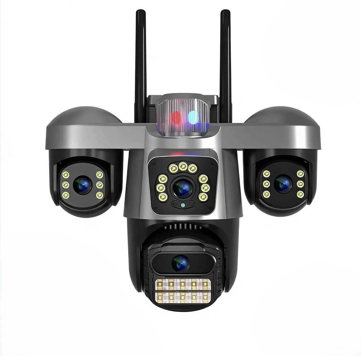 WiFi IP kamera 3 objektiva PTZ sa sirenom (VN-1)