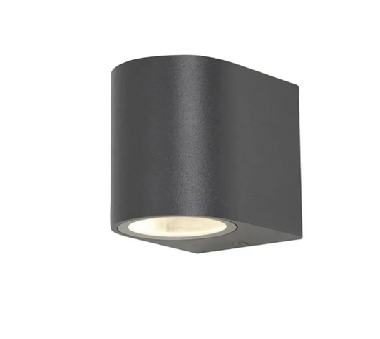 Zidna lampa jednostrana 5W aluminijum crna (R-1)