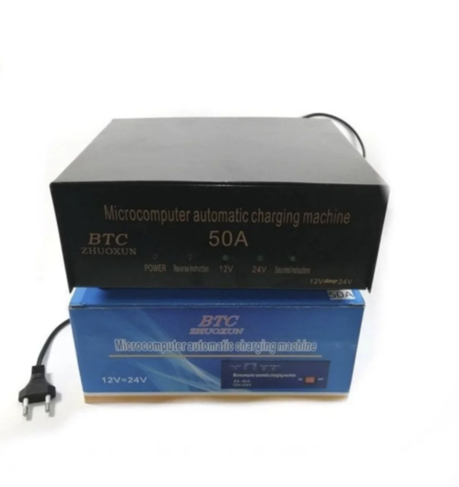 Automatski punjač akumulatora 12V/24V 50A (P-1)