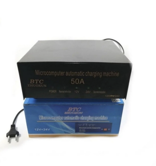 Automatski punjač akumulatora 12V/24V 50A (P-1)