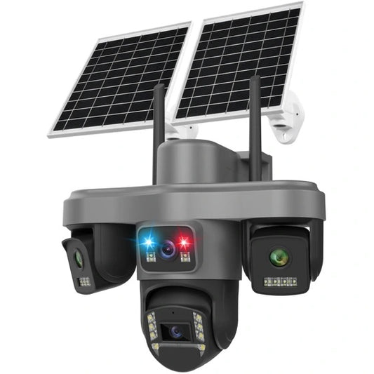 Solarna 4G PTZ kamera 4 objektiva sa 2 solarna panela (VN-3)