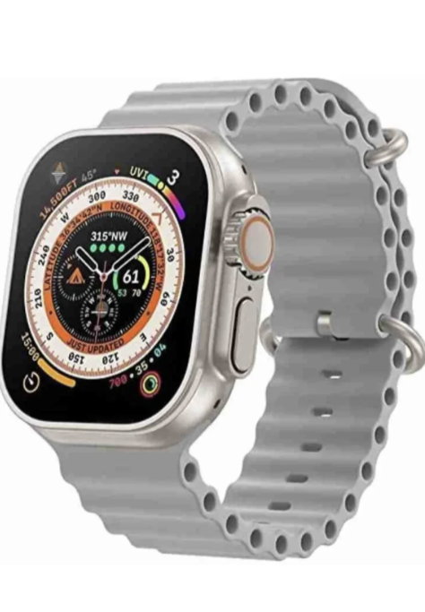 T900 Ultra Smartwatch 49mm – Svetlo siva narukvica