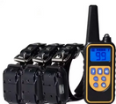 Teletakt ogrlica za dresuru tri psa Petcomer 800m IP67 — slika 1