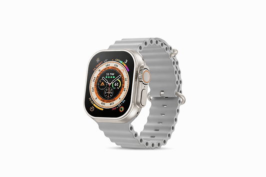 T900 Ultra Smartwatch 49mm – Svetlo siva narukvica