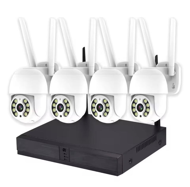 Wi-Fi PTZ set 12 MP – komplet 4 rotirajuće kamere sa NVR snimačem
