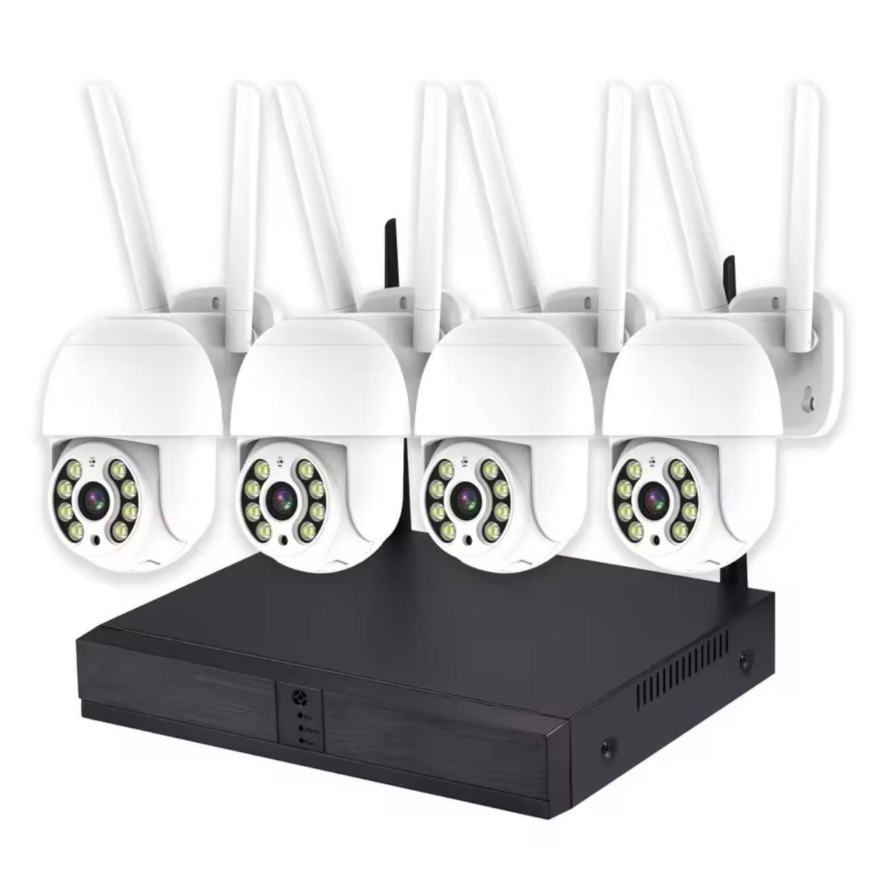 066 - WiFi PTZ set 12mpx – komplet 4 rotirajuće kamere sa NVR snimačem (VN-1)
