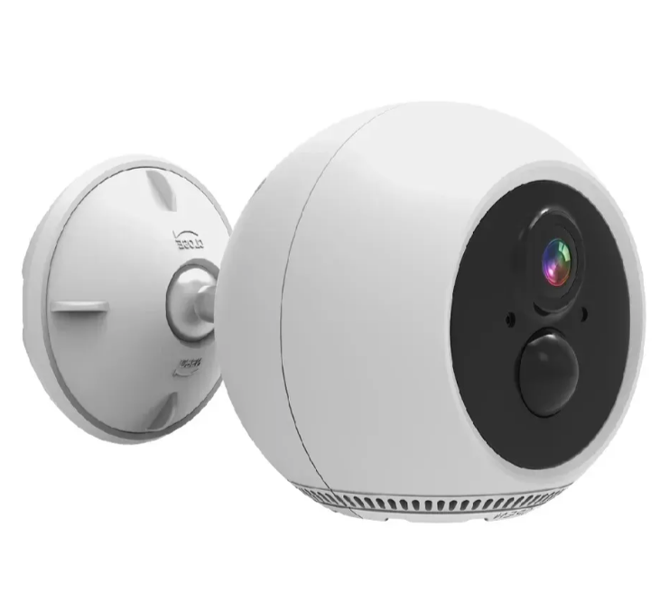 023 - Okrugla Širokougaona WiFi IP Kamera 3MP na Punjive Baterije (VN-1)
