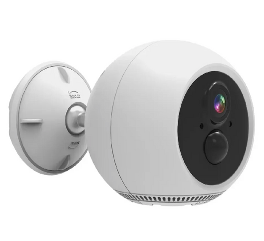 023 - Okrugla Širokougaona WiFi IP Kamera 3MP na Punjive Baterije (VN-1)