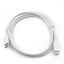 USB TIP C na TIP C kabal za punjač 1m 6A beli — slika 1
