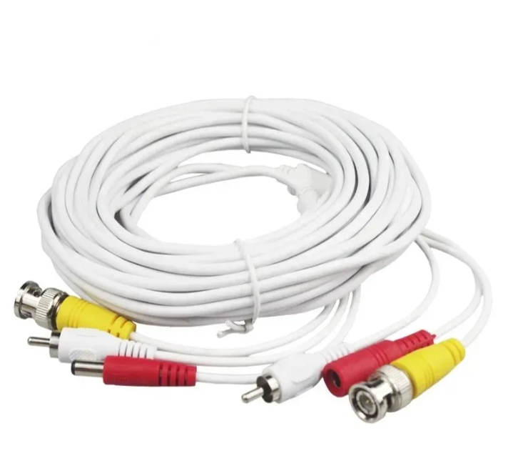 BNC RCA DC kabl 30 m – video nadzor AV + napajanje CCTV (VN-1)