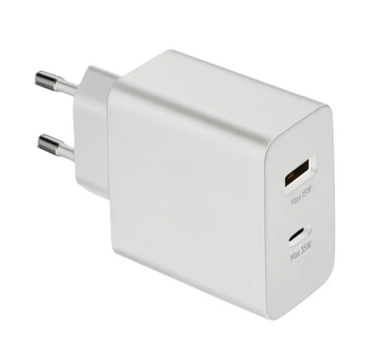 Super brzi punjač 35W sa USB i Type C izlazom + C na C sa kablom od 1m (MP-1)