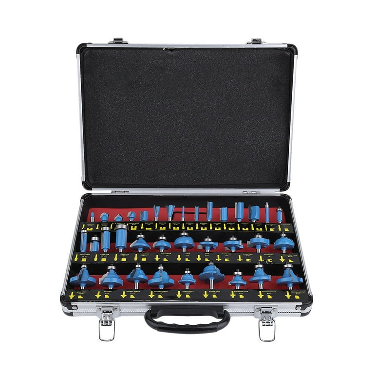 Set glodala za drvo 35 bitova u aluminijumskom koferu (AA-1)