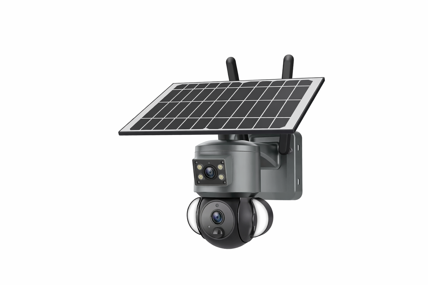 055 - Solarna 6MP UBOX 4G SIM PTZ Kamera sa Dva Sočiva (VN-3)