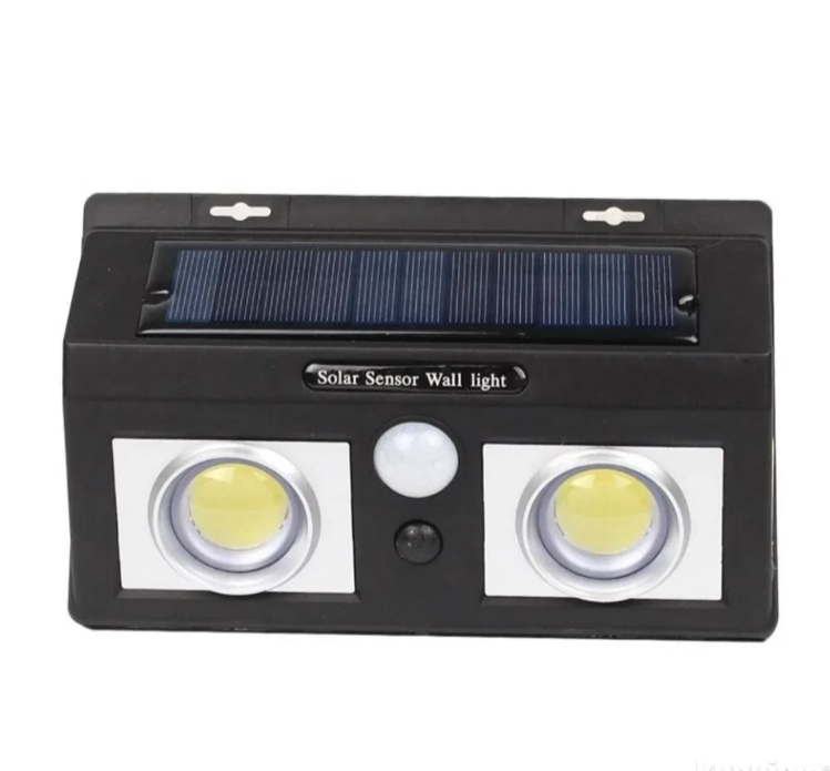Dupla solarna zidna lampa - COB LED rasveta sa senzorom pokreta (R-1)