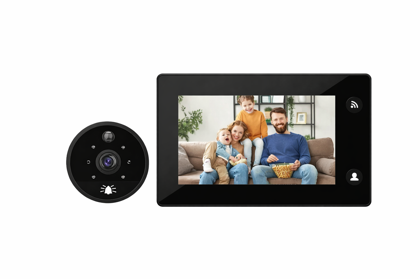 TUYA video interfon za vrata sa 4.3 inča ekranom i WiFi povezivanjem (A-1)