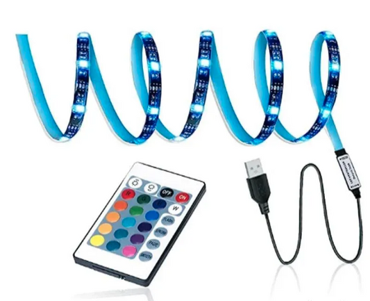 RGB USB LED traka 1m za pozadinsko osvetljenje TV i računara (LT-1)