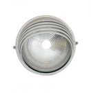 Zidna brodska lampa E27 aluminijum i staklo — slika 1