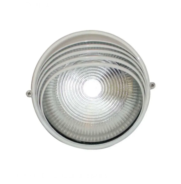Zidna brodska lampa E27 aluminijum i staklo (R-1)
