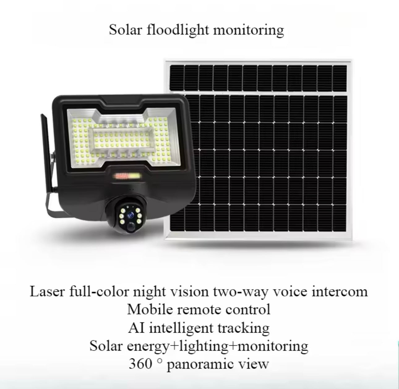 112 - Solarna WiFi PTZ kamera sa LED reflektorom 600W (VN-3)