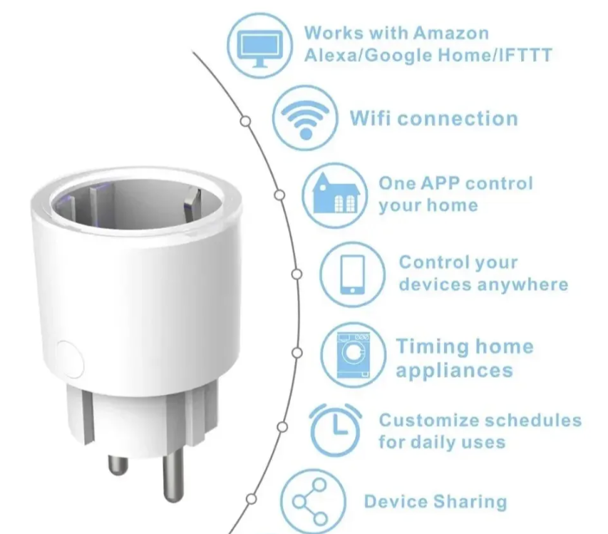 Bežična smart WiFi utičnica sa tajmerom (A-1)