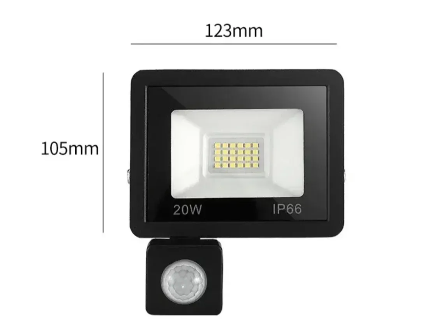 LED reflektor 20W sa senzorom pokreta IP vodootporan (R-1)